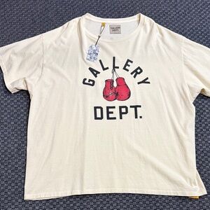 Gallery Dept Cream Tee with Red vintage Graphic
